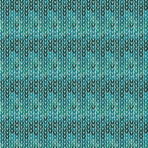 !Merry Beary Collection-Knit Texture-Aqua-100% Cotton-21240407-02