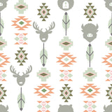 Fleece and Flannel 2025 Catalog-Wildlife Totem-Cream-Cotton Flannel-21240601B-01