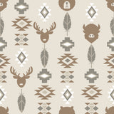 Fleece and Flannel 2025 Catalog-Wildlife Totem-Tan-Cotton Flannel-21240601B-04