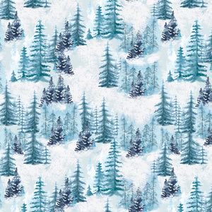 Winter Land Collection-Winter Forest-Light Blue-21240604-01