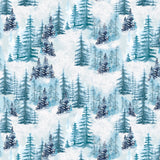 Winter Land Collection-Winter Forest-Light Blue-21240604-01
