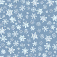Winter Land Collection-Scattered Snowflakes-Blue-21240607-02