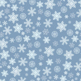 Winter Land Collection-Scattered Snowflakes-Blue-21240607-02