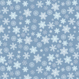 Winter Land Collection-Scattered Snowflakes-Blue-21240607-02