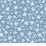 Winter Land Collection-Scattered Snowflakes-Blue-21240607-02