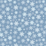 Winter Land Collection-Scattered Snowflakes-Blue-21240607-02