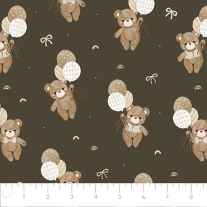 Fleece and Flannel 2025 Catalog-Teddy Bear's Adventures-Dark Brown-Cotton Flannel-21241001B-03