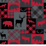 Fleece and Flannel 2025 Catalog-Woodland Patchwork-Red-Fleece-21250101A-01