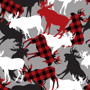 North of Ordinary Collection-Canadian Moose-Multi-100% Cotton-21250102-01