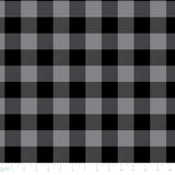 North of Ordinary Collection-Buffalo Plaid-Charcoal-100% Cotton-21250104-02