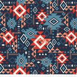 Fleece and Flannel 2025 Catalog-Aztec Geo Grid-Navy-Fleece-21250203A-02