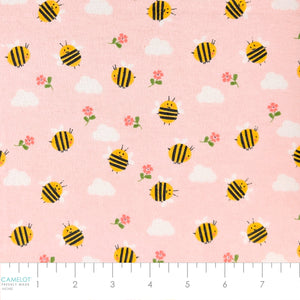 Fleece and Flannel 2026 Catalog-Bumble Bees-Cotton Flannel-21251501B-01