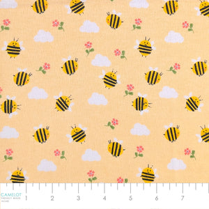 Fleece and Flannel 2026 Catalog-Bumble Bees-Cotton Flannel-21251501B-03