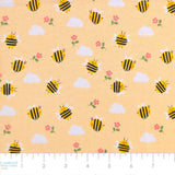 Fleece and Flannel 2026 Catalog-Bumble Bees-Cotton Flannel-21251501B-03