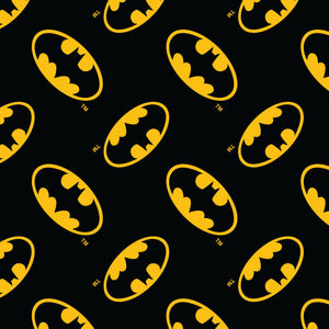 DC Comics- Batman Logo -Tossed - Black