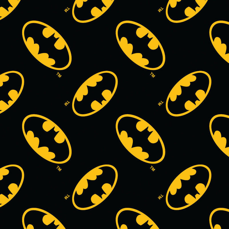 DC Comics- Batman Logo -Tossed - Black