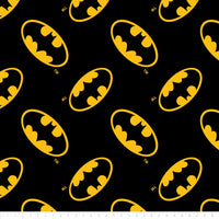 DC Comics- Batman Logo -Tossed - Black