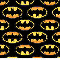 DC Comics Batman Logo  Directional -100% Polyester Fleece Fabric