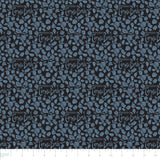 Corpse Bride Collection-Roses & Title-Blue-100% Cotton-23290106-01