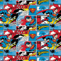 Superman - Action Comics - Logo S - Flanelle Imprimée de DC Comics - Marine