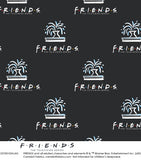 Friends - Icônes Chibi - Molleton imprimé - Crème