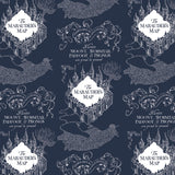 Mauraders Map - Printed Flannel From Harry Potter and Wizarding World - Dark Blue