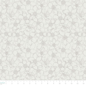 Leopard Garden Collection-Flower Sketch-Cream-27200503-01