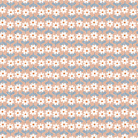 Daisy Dukes Collection-Daisy Rows-100% Cotton-Peach-27230202-01