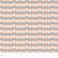 Daisy Dukes Collection-Daisy Rows-100% Cotton-Peach-27230202-01