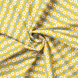 Daisy Dukes Collection-Daisy Rows-100% Cotton-Yellow-27230202-02