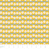 Daisy Dukes Collection-Daisy Rows-100% Cotton-Yellow-27230202-02