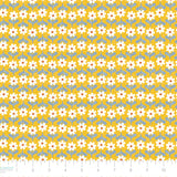Daisy Dukes Collection-Daisy Rows-100% Cotton-Yellow-27230202-02