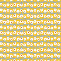 Daisy Dukes Collection-Daisy Rows-100% Cotton-Yellow-27230202-02