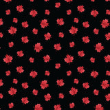 Oh Canada Collection-Maple Leaves-Black-100% Cotton-36250103-02
