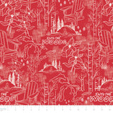 Oh Canada Collection-Into the Woods-Red-100% Cotton-36250104-01