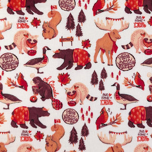 Fleece and Flannel 2026 Catalog-Canadian Animals-Cotton Flannel-36250108B-01