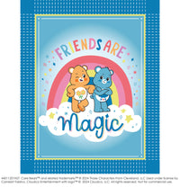 Care Bears Friends are Magic- No Sew Throw- Fleece