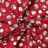 Comfort and Joy Collection-Snowballs-100% Cotton-Red-49230103-02