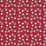 Comfort and Joy Collection-Snowballs-100% Cotton-Red-49230103-02