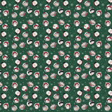 Comfort and Joy Collection-Snowballs-100% Cotton-Green-49230103-03