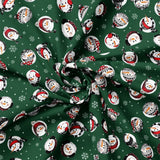 Comfort and Joy Collection-Snowballs-100% Cotton-Green-49230103-03