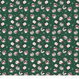 Comfort and Joy Collection-Snowballs-100% Cotton-Green-49230103-03