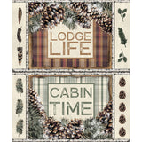 Lodge Life Collection-Lodge Cabin Panel-100% Cotton-Multi-49230308P-01