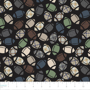 Fall is for Football Collection-Football Season-Black-100% Cotton 49230701-03