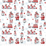 Penguin Party Collection-Snow Day-White-100% Cotton-49240403-01