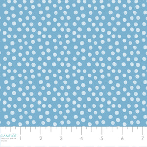 Penguin Party Collection-Snowball Fight-Blue-100% Cotton-49240407-02
