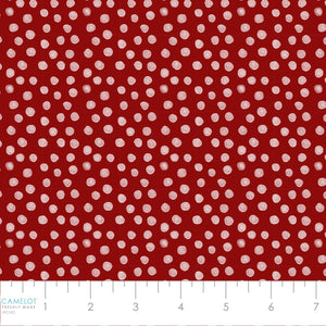Penguin Party Collection-Snowball Fight-Red-100% Cotton-49240407-03