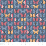 Secret Garden Collection-Beauty of Butterflies-Denim-100% Cotton-49240504-02