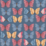 Secret Garden Collection-Beauty of Butterflies-Denim-100% Cotton-49240504-02