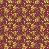 Pumpkin Patch Keeper Collection-Friendly Scarecrows-Burgundy-100% Cotton-49250103-01